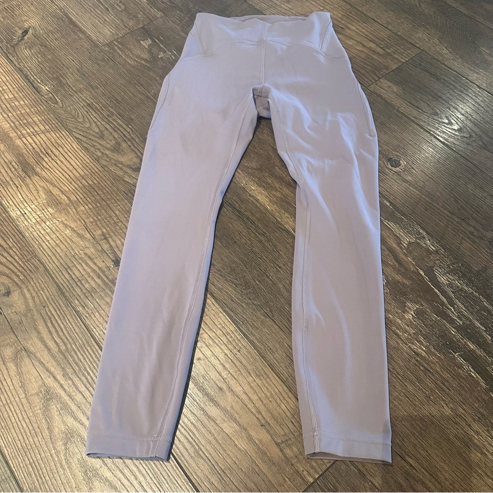 Lululemon Lavender‎ High Waisted Leggings Size 4